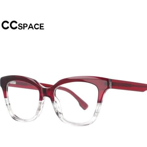 53148 Retro Big Cat Eye Acetate Frames Men Women Optical Fashion Computer Eyeglasses
