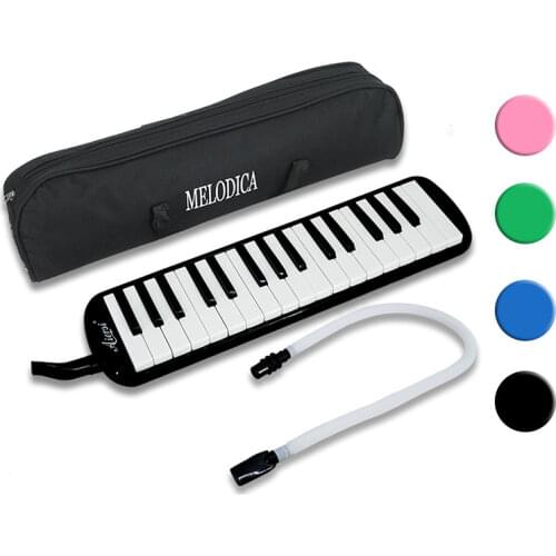 Aiersi 32 Key Melodica Piano Melodic Keyboard Instrument musical gifts with Carrying Bag Strap Mouthpiece