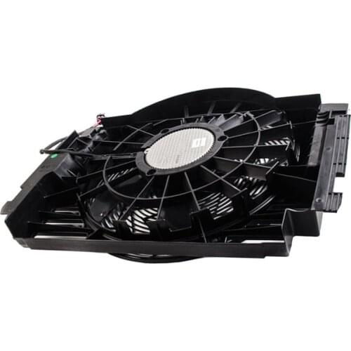 Car Engine cooler air conditioner electric fan E53 X5 2004-2006b mw4.4 3.0 4.8 4.6i Electronic fan Cooling net fan frame motor