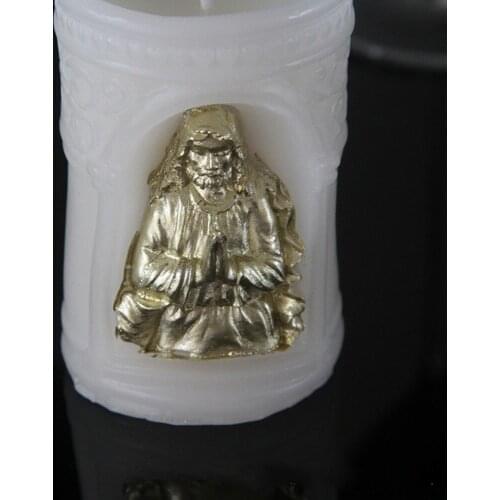 Church candles Pray Jesus Silicone molds soap mold silicone soap molds silica gel die Aroma stone moulds candle mould