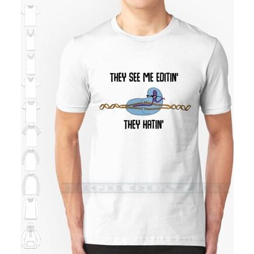 Crispr Rollin' Custom Design Print For Men Women Cotton New Cool Tee T Shirt Big Size 6xl Crispr Science Biology