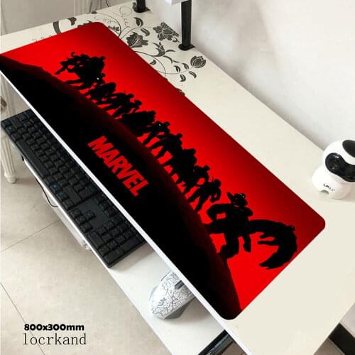Gaming Mouse Mat Gamers Accessories Xxl Big Mouse Pad Gamer Mice Keyboards Computer Peripherals Office Mousepad Marvell Deskmat