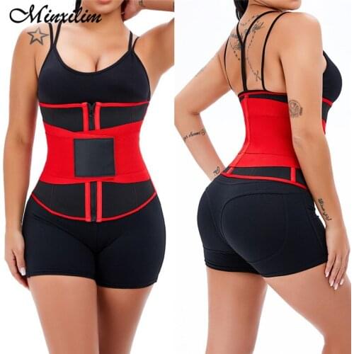 Colombian Girdles Neoprene Steel Bone Sauna Waist Trainer With Zipper Body Shaper Womens Corset Slimming Underwear Weight Loss