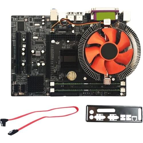 G41 Desktop Motherboard For Cpu Set With Quad Core 2.66G Cpu E5430 + 4G Memory + Fan Atx Computer Mainboard Assemble Set