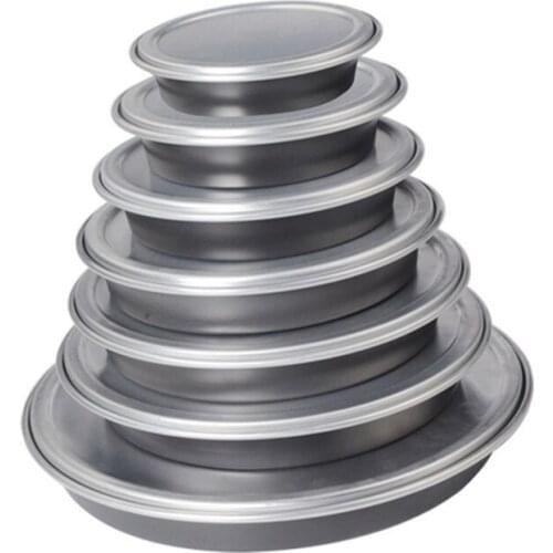 Screen Baking Tray Metal Bakeware Kitchen Baking Tool Pizza dough storage Baking Tray plate Non Stick Aluminum Pancake Pizza pan