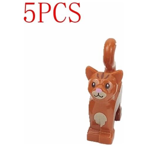 Parts Set Compatible Kids Bricks DIY Education Orange cat City Toy Hobbies Gift Parts Legoings