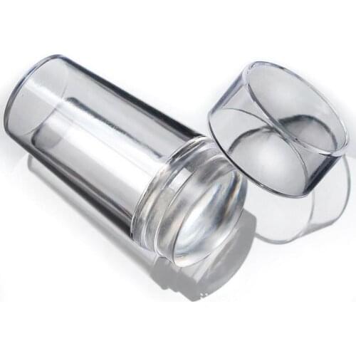 New Nail Art Seal Transparent Silicone Seal 3.8cm Seal Template 2.8 And 2.3cm Double Head Seal Tool Set