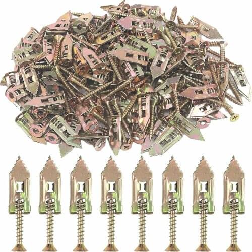 50PCS Self-Drilling Anchors Screws Set Percussion Types Expansion Screws Tool Carbon Steel Screw