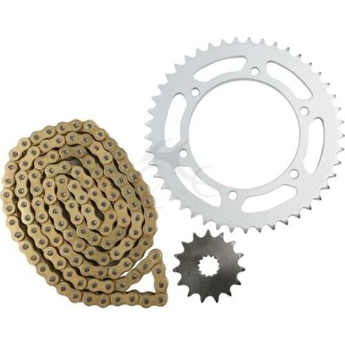 Gold O-Ring Chain and Sprocket Kit For Yamaha FZR600R THUNDERCAT 4TV 1996-2001 Free Shipping