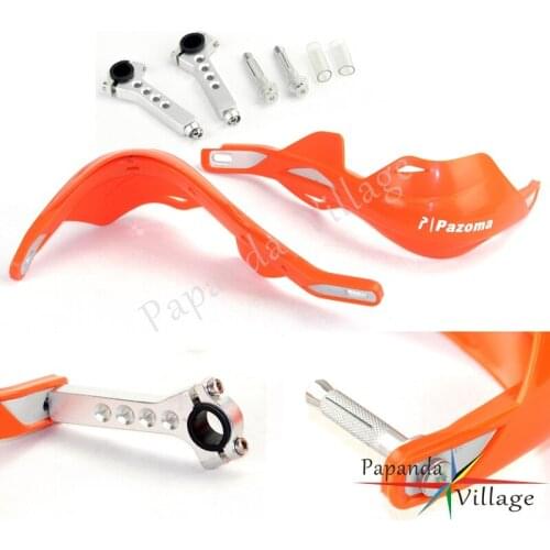 Papanda Motorbike Universal Brush Bar 7/8'' 1 1/8'' Handlebar Orange Handguard Protector Enduro for EXC MX SX SX-F