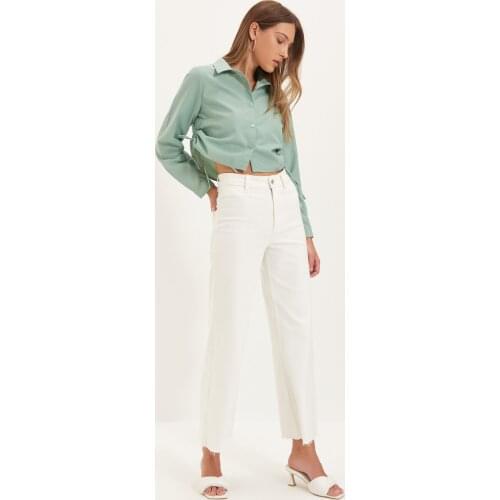 Trendyol İp Detailed Shirt TWOAW22GO0265