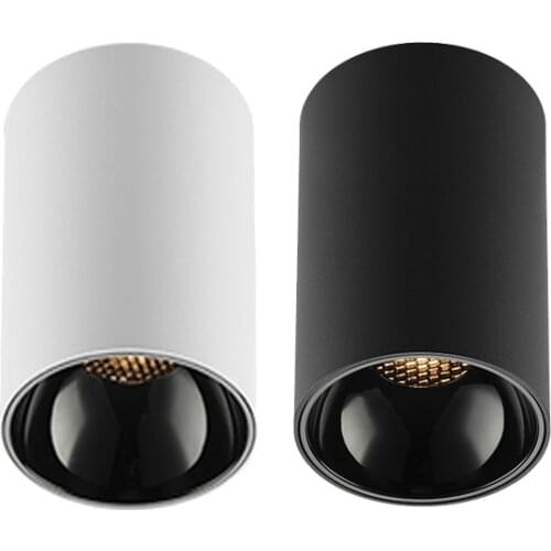 Dimmable Surface Mounted LED Downlights ceiling lamp COB 7W 9W 12W 15W 18W 24W AC110V 220V Spot Light Anti Glare Ceiling Lamp