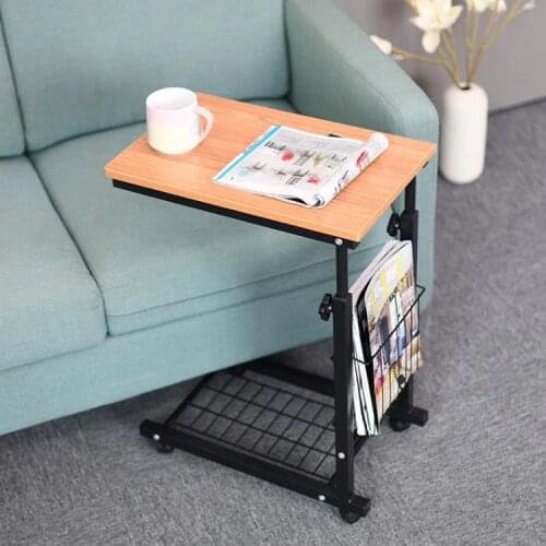 Removable computer desk with storage holders modern coffee tables sofa bedside table adjustable height desk coffee table