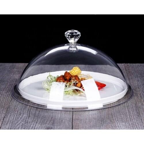 Freshly provisioned Tampa Transparent PC Acrylic Dish of Plastic Eating Round Cake Fresh-fed Bread Tampa Cake Dessert Screen
