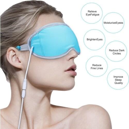 Heat Cold Compress USB Eye Patch Massager Smart Digital Display Temperature Control Blindfold Kit Personal Health Care TK-ing