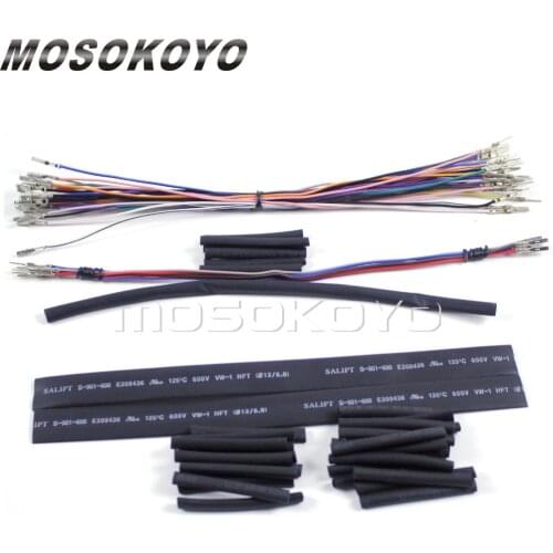 14"-16" Motorcycle Handlebar Wiring Extension Bar Cable Line Harness Extender for Harley Touring Electra Glide Trike 2007-2013