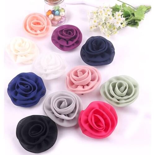 Fashion Vintage chiffon fabric Flower Brooches Pins for women Wedding Corsage Lapel Pin Brooch Jewelry Accessories