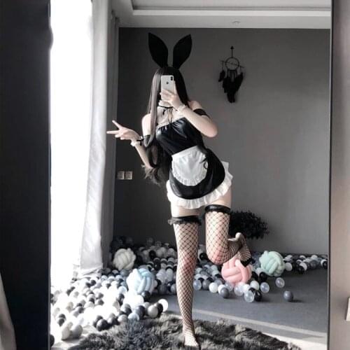 Sailor Moon Lingerie School Girl Bunny Dress Suit Maid Outfit Babby Doll Erotic Underwear Sexy Cosplay Costumes for Women