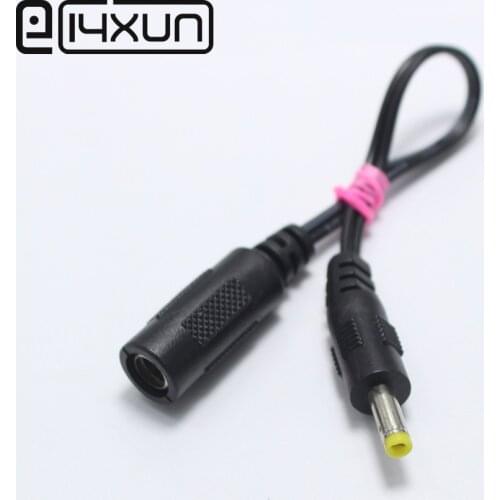 1Pcs/lot 4.0*1.7mm Male plug to 5.5*2.1mm Female Jack socket with about 17cm wire cable DC Power Splitter Adapter
