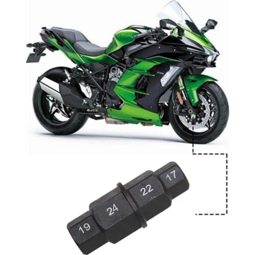 1pcs Motorcycle Front Wheel Spindle Removal Sleeve 3/8" Drive Hex Allen Motorcycle Hub Axle Socket Adapter Easy Install