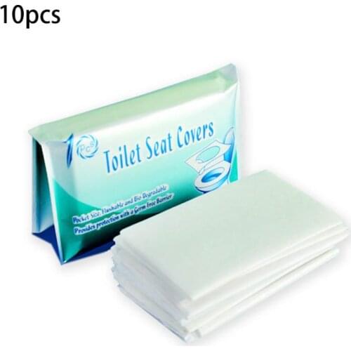100 Pcs/pack Disposable Toilet Seat Cover Travel Business Trips Stickers Waterproof Toilets Cushion