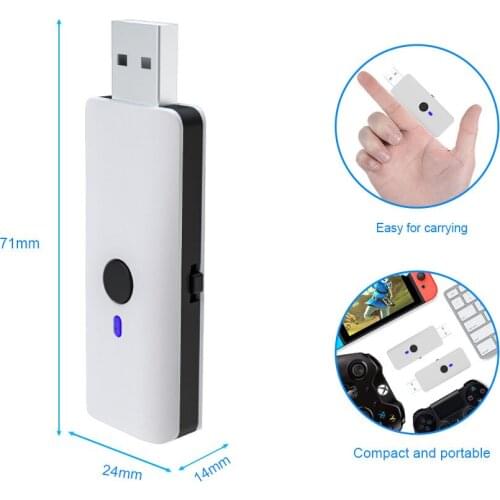 Wireless Controller Adapter for PS5/PS4/PS3/ Nintendo Switch/ Xbox 360/ Xbox One Bluetooth Controller Converter Adapter