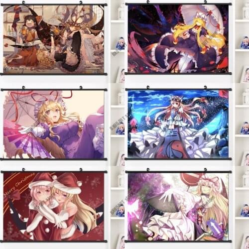 Full Square Round Diamond Painting Anime Touhou Project Yakumo Yukari Diamond Embroidery Mosaic Cross Stitch Kits Home Decor