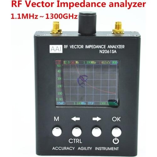 2PCS N2061SA Short Wave Antenna Analyzer Frequency 1.1MHz~1300MHz NEW Upgraded version resistance/impedance/SWR/s11 RadioTester
