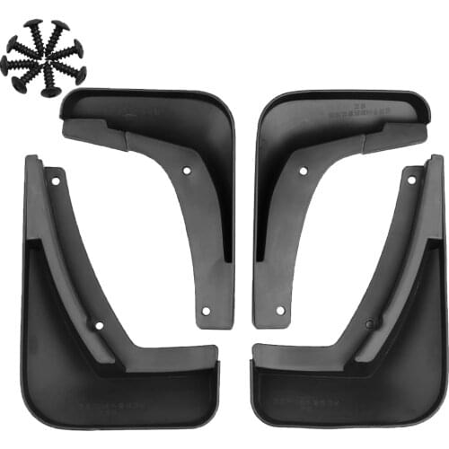 Black Automobile Motorcycle Rear Front Splash Guard for Chevrolet Cruze 2014-2016