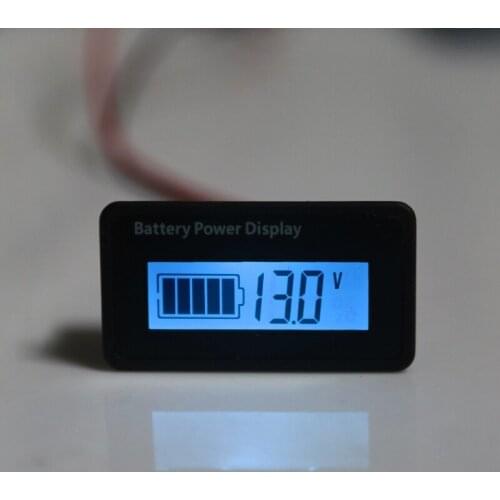 DC 12V 24V 48V Digital Battery Capacity Tester Universal LCD Car Motorcycle Lead-acid Lithium Battery Monitor Voltmeter