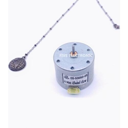 EG-530AD-6B 6VDC(2400RPM)CCW DC MOTOR For Home Recorder Educational Instrument Repeater Loud-speaker