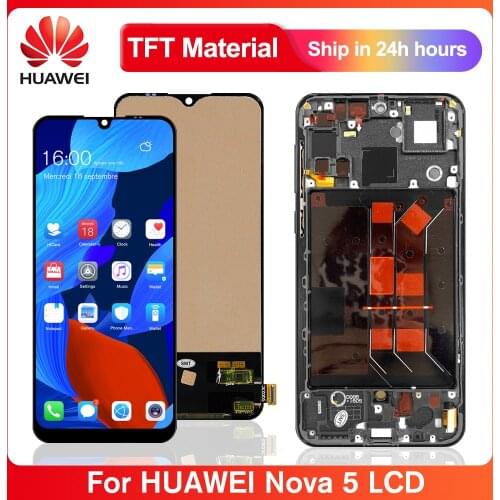 Display Screen For Huawei Nova 5 LCD Display Touch Screen Digitizer Assembly For Huawei Nova 5 Pro Nova5 Pro SEA-AL10 TL10 LCD
