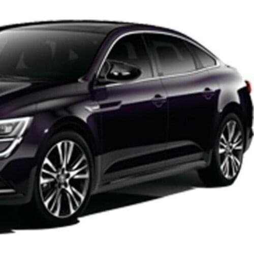 New Bat Style High Quality Abs Plastic 2 Pieces Mirror Covers Caps RearView Case Gloss Black For Renault Talisman 2016 - 2019