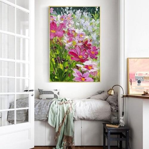 Painting by numbers art paint by number Hand-painted abstract colorful oil painting flower home corridor decorative painting