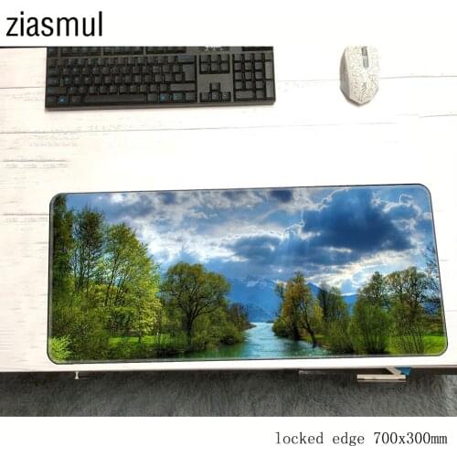River Earth padmouse Natural Rubber accessory 900x400x2mm mouse pad gaming enterprise anime mats keyboard mouse mat gamer