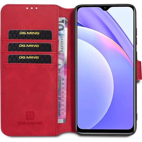 For Redmi Note 9 4G / Redmi 9T / Poco M3 smart phone leather case protection cover
