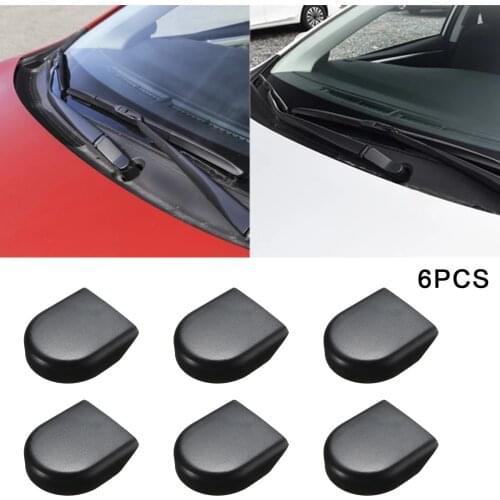 6Pcs Car Wiper Arm Head Cap For Toyota Yaris Corolla Verso Auris Plastic Windscreen Wipers Cover Wiper Cap Auto/Car Accessories