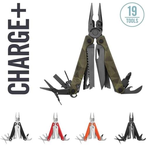 LEATHERMAN - Charge Plus Multitool with Scissors and Premium Replaceable Wire Cutters - 5 Colors
