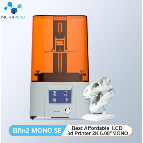 3d 프린터 NOVA3D Elfin2 Mono SE SLA 3d Print High Quality Printer 3d Resin 405nm 3d Print Kit Faster Printing impresora 3d UV Resin