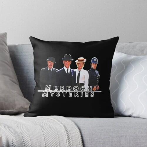 Murdoch Mysteries Throw Pillow Cushion Cover Polyester throw pillows case on sofa home living room car seat decor 45x45cm