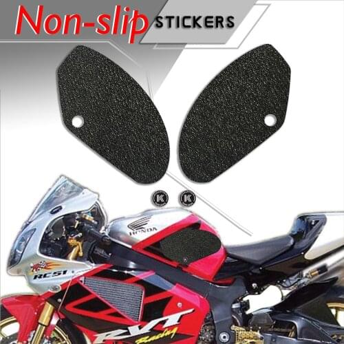 Motorcycle tank grip fuel tank traction pad side knee grip friction protector sticker for HONDA 2001-2006 RC51 2001-2006 VTR1000