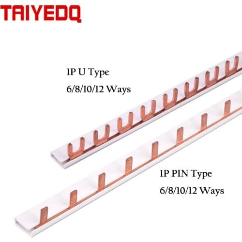 Pin Fork Copper Busbar MCB connector busbar connection breaker combing copper busbar open terminal block PIN/U147-Z1P