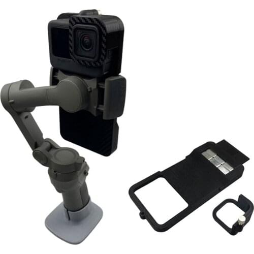 Stabilizer Gimbal Switch Mount Plate Adapter for GoPro Hero 9 Black Camera for DJI OM 4 /OSMO Mobile 3