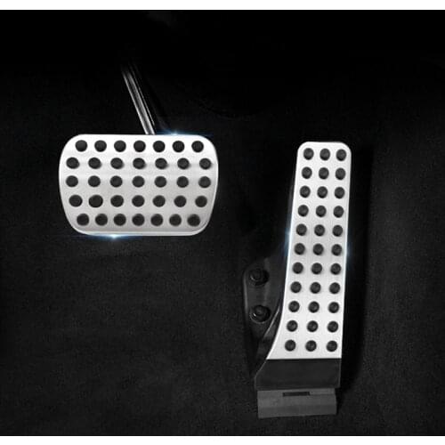 Car Styling Accelerator Pedals Brake Pedal Decoration Decals For Mercedes Benz E Class W212 2010-15 Clutch Pedals Trim Sticker