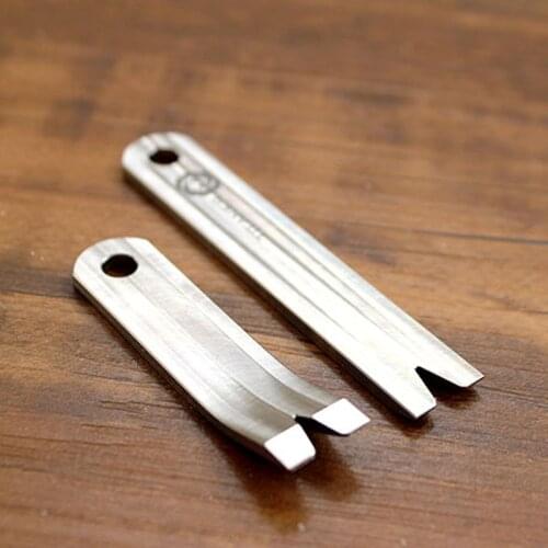 Outdoor Survival EDC Titanium Tool Light Weight Titanium Alloy EDC Crowbar