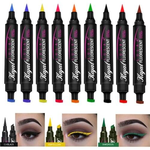 1pc Colorful Eyeliner Waterproof Black/Blue/Brown Matte Longlasting Eye Makeup Quick Drying Smudge-proof EyelinerPencil Cosmetic