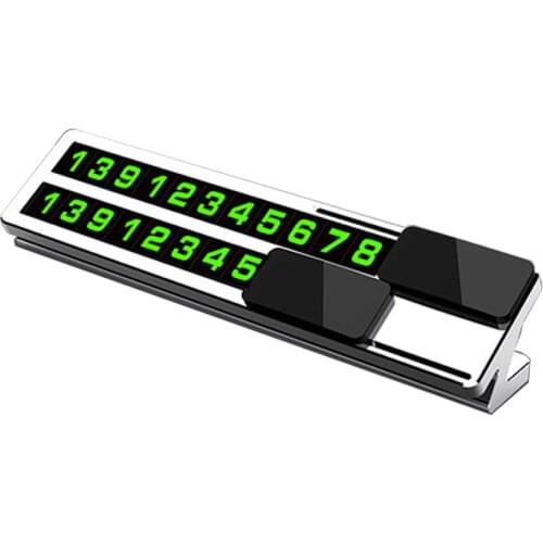 Temporary parking sign, moving car, phone number sign, parking, moving car card, creative car interior decoration, car supplies