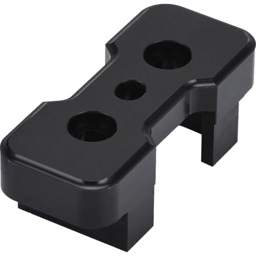 Insert Billet Aluminum Transmission Mount for B8 Chassis Audi Black