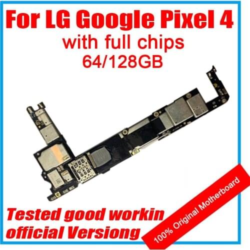 100% Original Full Working Unlocked Motherboard Mainboard Logic Board For LG Google pixel 4 Motherboard