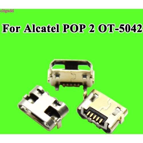 20Pcs Mini Micro USB DC Charging Socket Port Connector Power Dock Plug For Alcatel Pixi 4 One Touch OT-4034